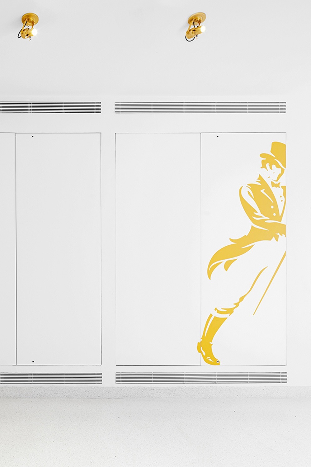 Hidden access panel in store